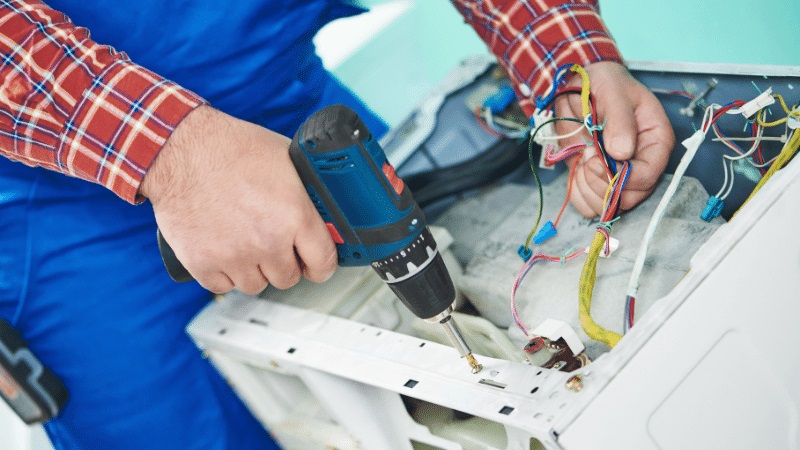 Kandıra Çetintaş Çetintaş çamaşır makinesi kart tamiri – Su almama arızası orijinal parça ile giderildi. - Teknik servis örneği